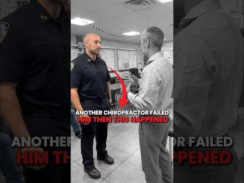 NYPD OFFICER GETS *AMAZING* RELIEF AFTER THIS ADJUSTMENT! 🚔🙌