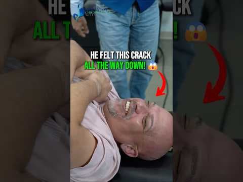 Amazing Relief After Spinal Decompression 🙌— His Reaction Says It All #spinaldecompression