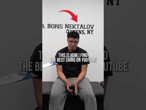 THIS IS HOW HE FOUND THE BEST CHIROPRACTOR 👀�🙌