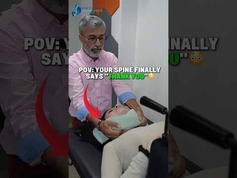 She Was Shocked by This Adjustment…Wait for Her Reaction! 😳#chiropractic #painrelief #decompression