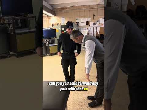 NYPD Officer Finally Gets the Relief He’s Been Looking For! 👮‍♂️🙌#BackPain #Chiropractic