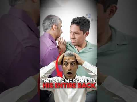 Watch His Reaction After This Spinal Decompression Adjustment! 😳🙌