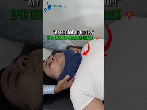 Spinal Decompression Relief 😮‍💨🔥 | Satisfying Back Pain Relief!#spinaldecompression