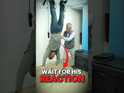 IS *INVERSION THERAPY* THE #1 WAY TO RELIEVE BACK PAIN & DECOMPRESS YOUR SPINE?  Find out!😲🙌