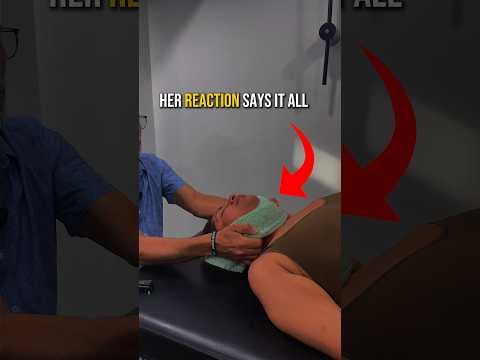 Instant Relief — You Can See It On Her Face! 👀😲🙌  #chiropractic #asmr #satisfying #releif #viral