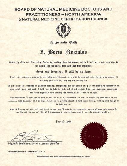 Natural Medicine Certification Council