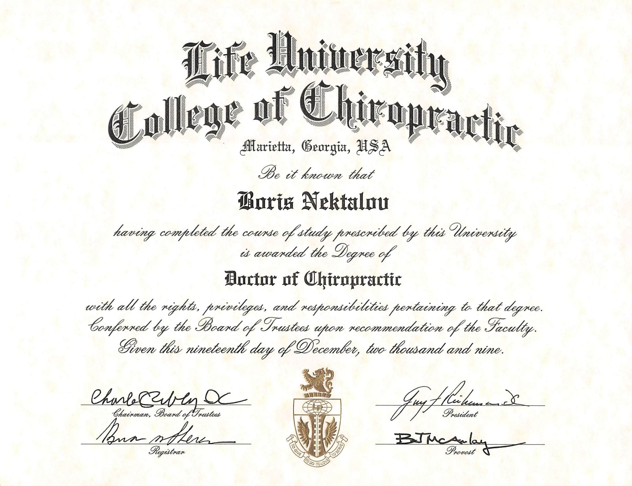 Life University College of Chiropractic